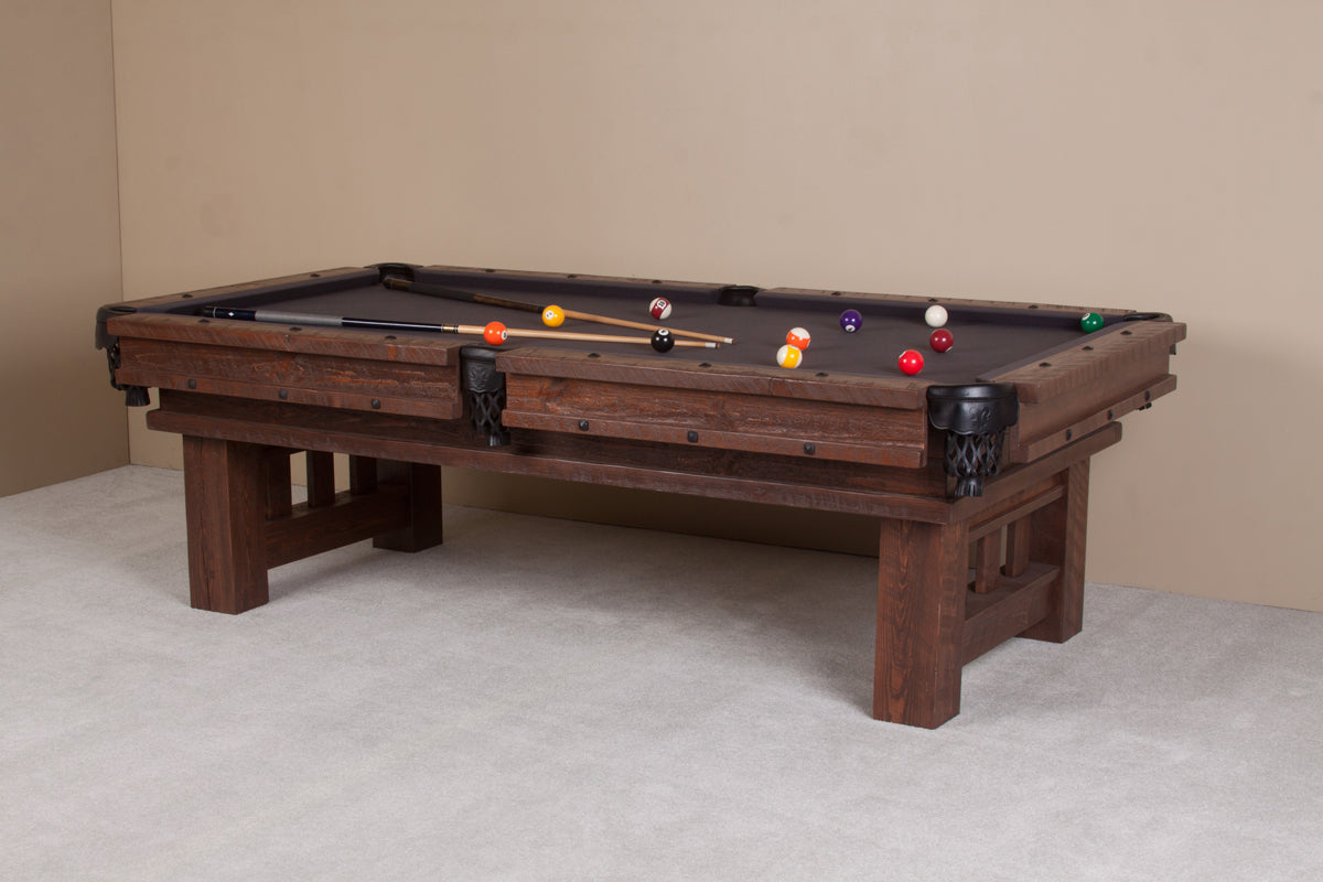 Barnwood Cheyanne Pool Table (8' table)