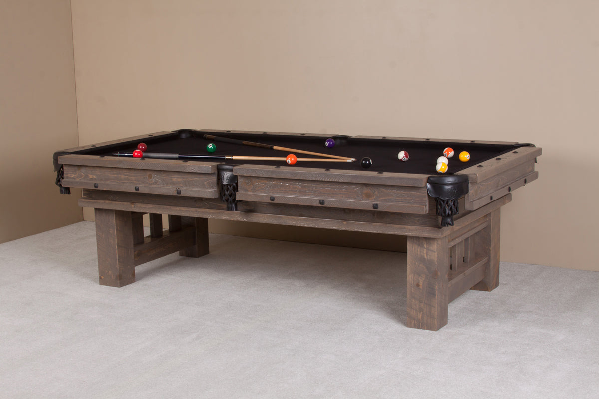 Barnwood Cheyanne Pool Table (8' table)