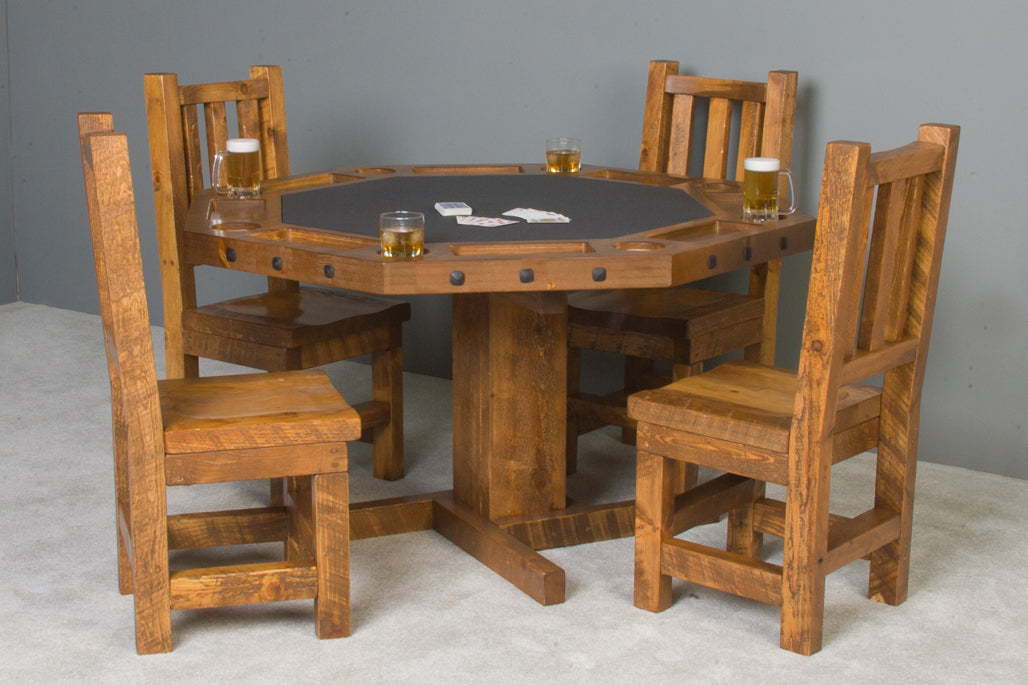 Barnwood Poker Table