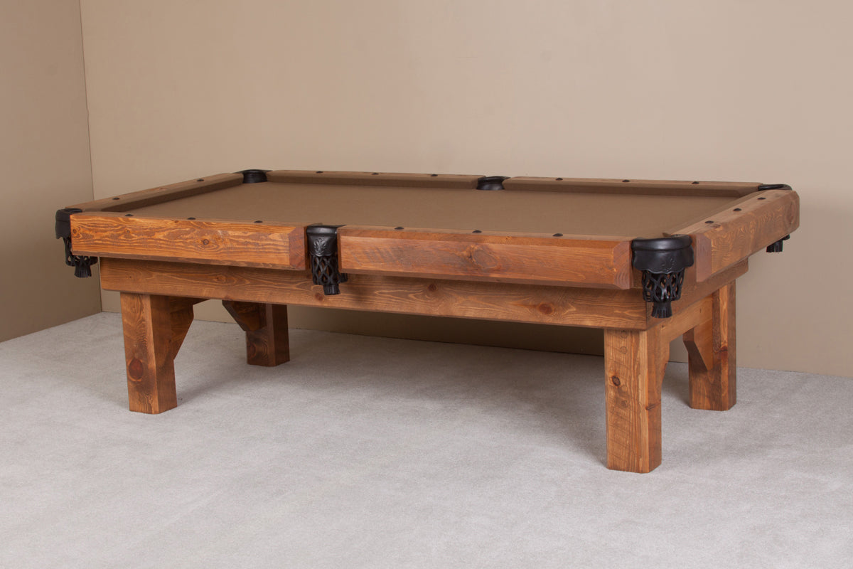 Barnwood Timber Lodge Pool Table (8' Table)