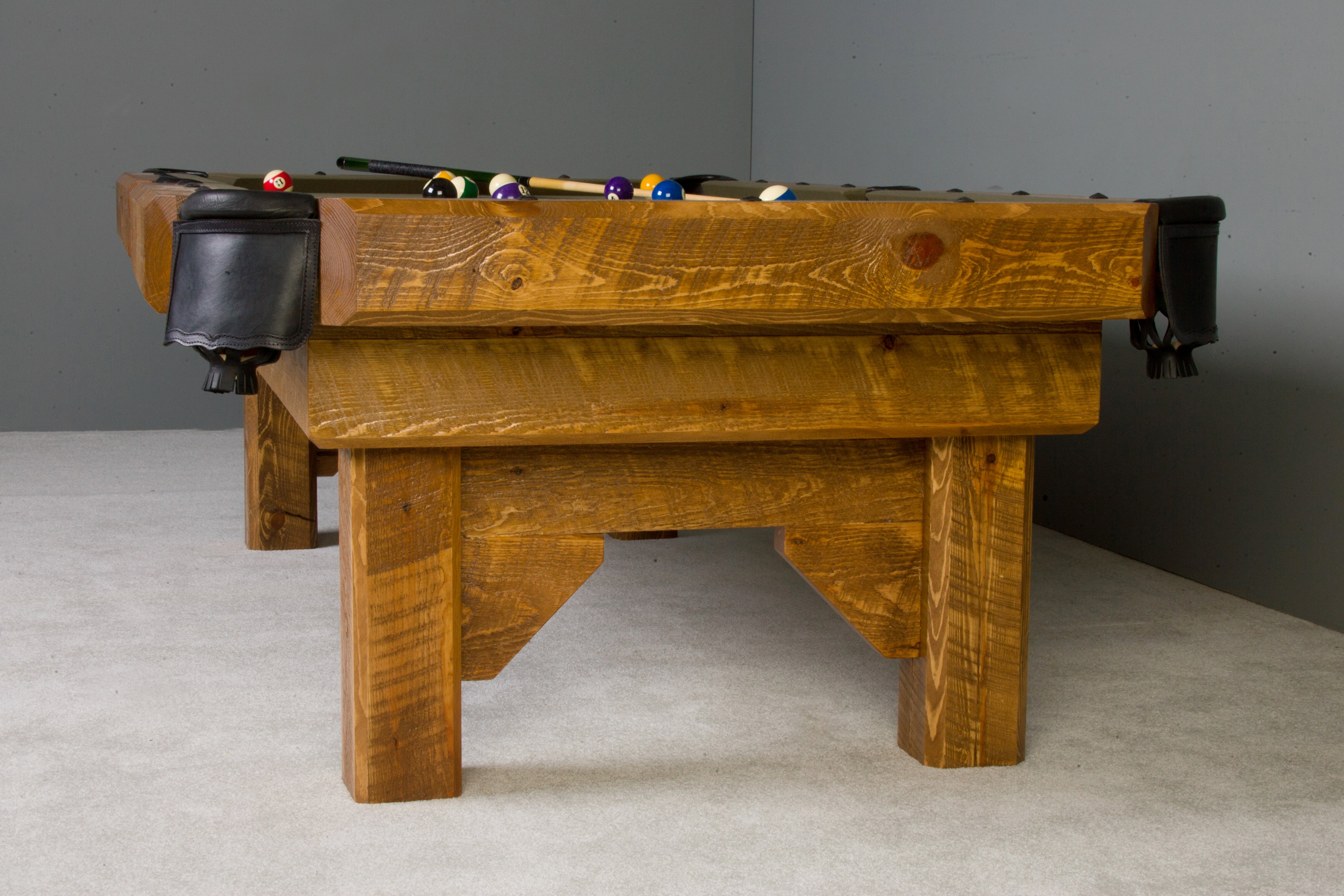 Barnwood Timber Lodge Pool Table (8' Table)