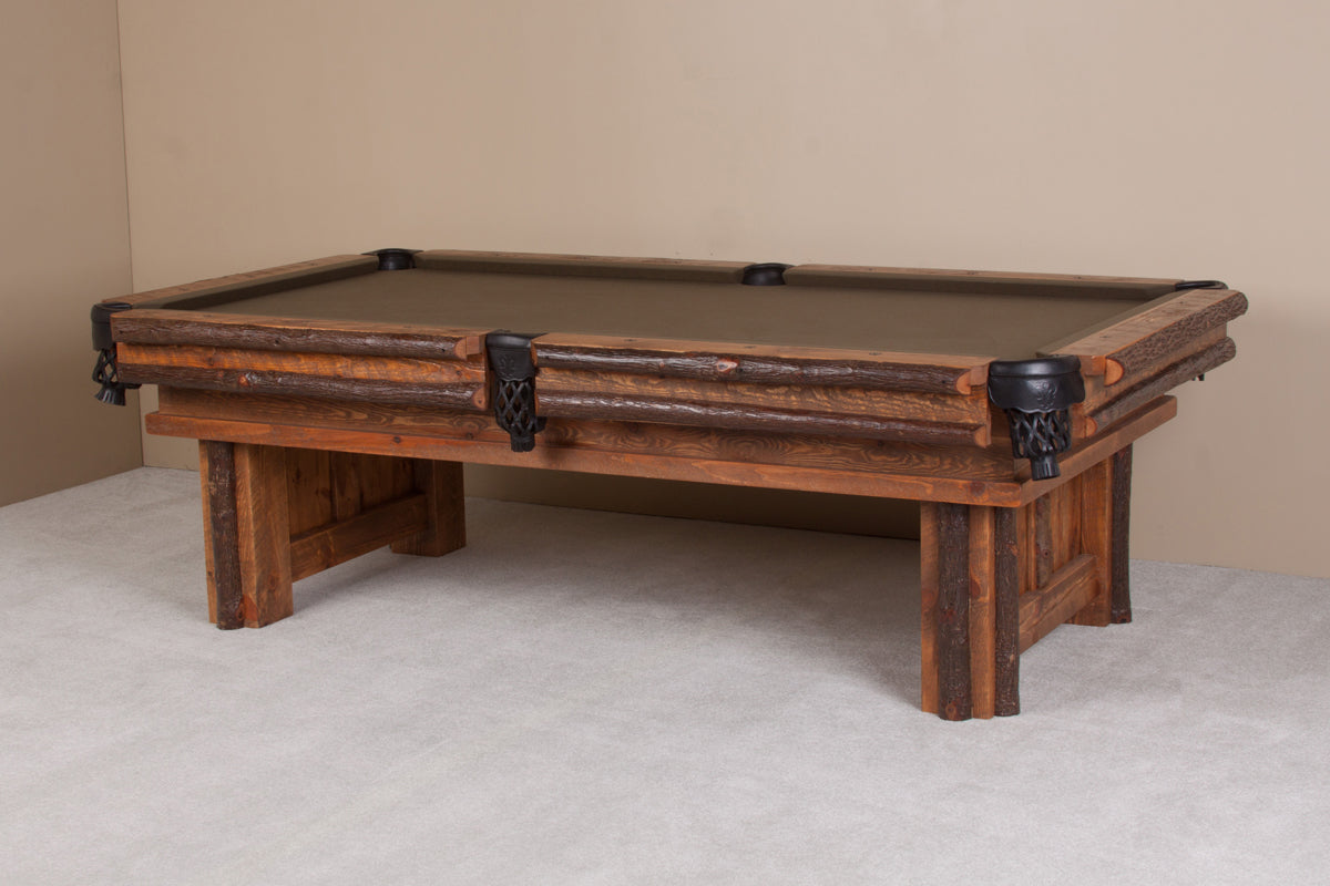 Sawtooth Hickory Pool Table (7' Table)